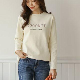 Letter Napped T-shirt