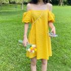 Drop-shoulder Loose-fit Dress