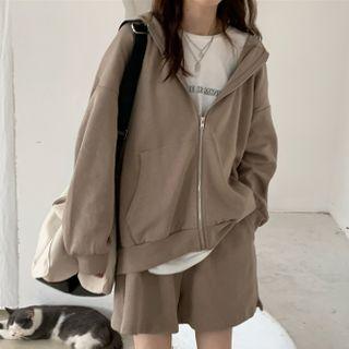 Set: Zip-up Hoodie + Shorts