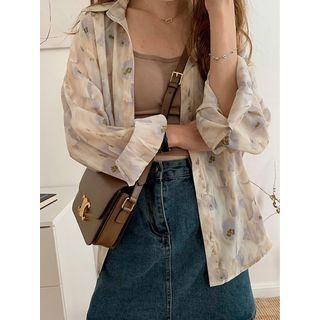 Floral Loose-fit Light Blouse