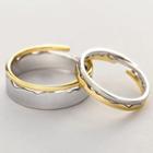 Couple Matching 925 Sterling Silver Layered Ring / Set