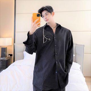 Chain-accent Shirt