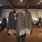 Mock Two-piece Long-sleeve Layered T-shirt