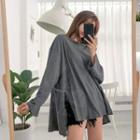 Slit-side M Lange Oversized T-shirt