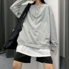 Mock Two-piece Oversize T-shirt