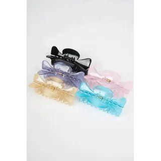 Colored Transparent Hair Claw
