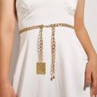 Numerical Pendant Alloy Waist Chain