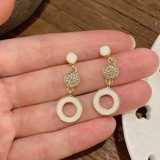 Glaze Hoop Drop Earring