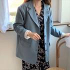 Single-breasted Blazer Airy Blue - One Size