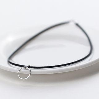 925 Sterling Sliver Drop Choker