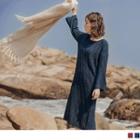 Plain Cable Knit Dress