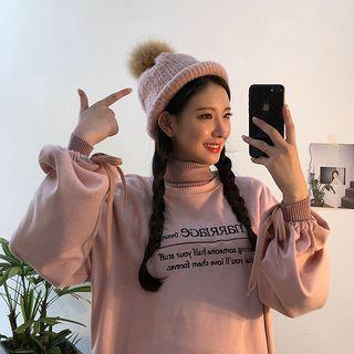 Faux-fur Trim Knit Beanie