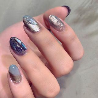 Shell Gold Leaf Nail Art Decoration