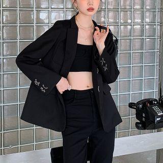 Hook And Eye Closure Blazer