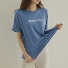 Moment Printed Textured T-shirt