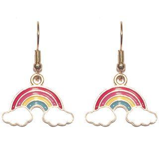 Rainbow  Drop Earring / Clip-on Earring