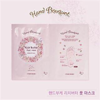 Etude House - Hand Bouquet Rich Butter Foot Mask 1pair