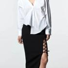 Drawstrings Sheath Skirt