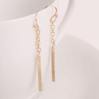 Alloy Threader Earring Gold - One Size