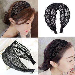 Lace Headband 1 - 11783 - Black - One Size