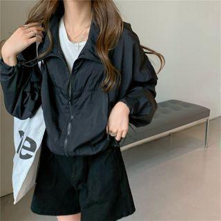 Turtleneck Plain Jacket