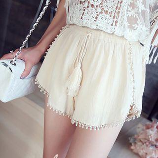 Drawcord-waist Loose-fit Shorts