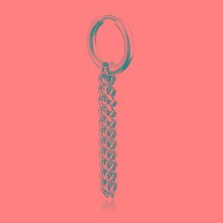 Stainless Steel Chained Drop Earring