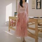 Knit Mesh Dress