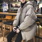 Long-sleeve Hooded Padded Coat