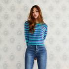 Wool Blend Stripe Sweater