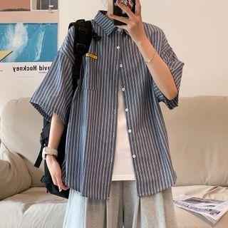 Pinstripe Short Sleeve Shirt