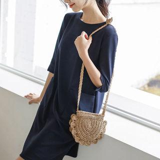 Rattan Mini Cross Bag