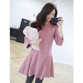 Corduroy A-line Dress