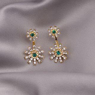 Rhinestone Swing Earring E3175 - As Shown In Figure - One Size