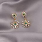 Rhinestone Swing Earring E3175 - As Shown In Figure - One Size
