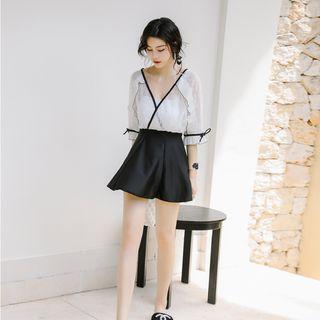 3/4-sleeve Swim Dress