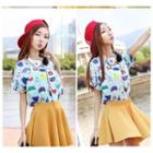 Print Chiffon Top
