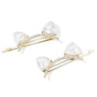 Cat Ear Hair Clip Gold - One Size