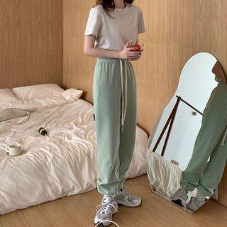 Plain Jogger Sweatpants / Shorts