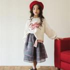 Family Matching Letter Print Top