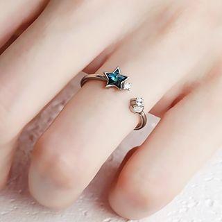 Star Crystal Open Ring