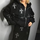 Cross Zipped Hoodie / Pants