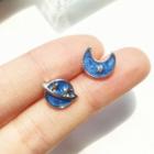 Non-matching Glaze Moon & Star Earring