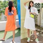 Plus Size Printed T-shirt Dress