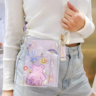 Cartoon Transparent Pvc Crossbody Bag