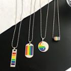 Alloy Rainbow Pendant Necklace (various Designs)