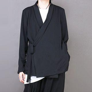 Open-front Side-tie Jacket