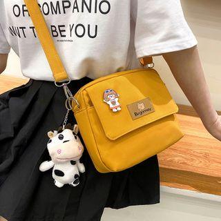 Set: Flap Crossbody Bag + Charm