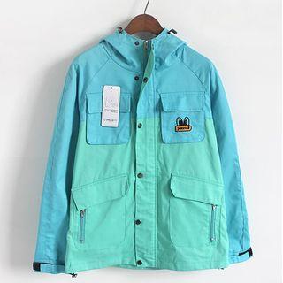 Two-tone Eye Printed Jacket