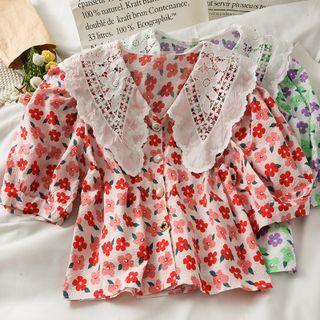 Patchwork Printed Loose Shirt